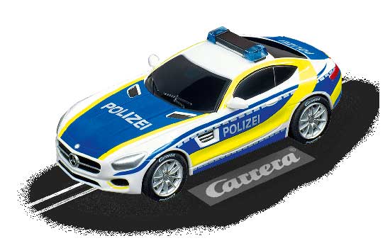 circuit-slot Carrera Mercedes AMG GT Coup&eacute; Polizei