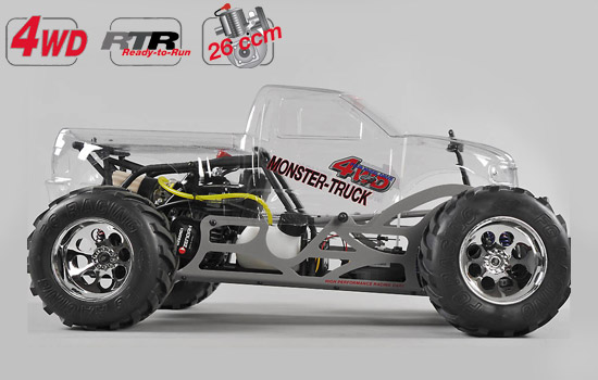 FG Monster Truck WB535 4WD RTR clear